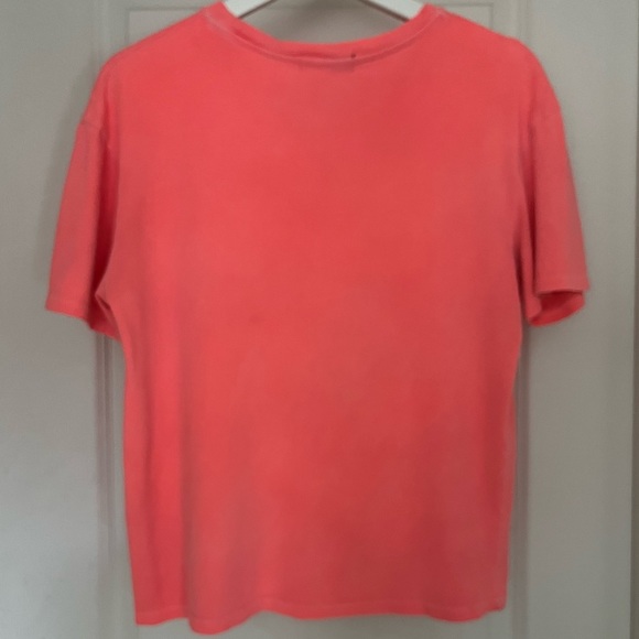 Neon peach/orange snake (cobra) t shirt. Size XS made in turkey. 100% cotton - Picture 7 of 10